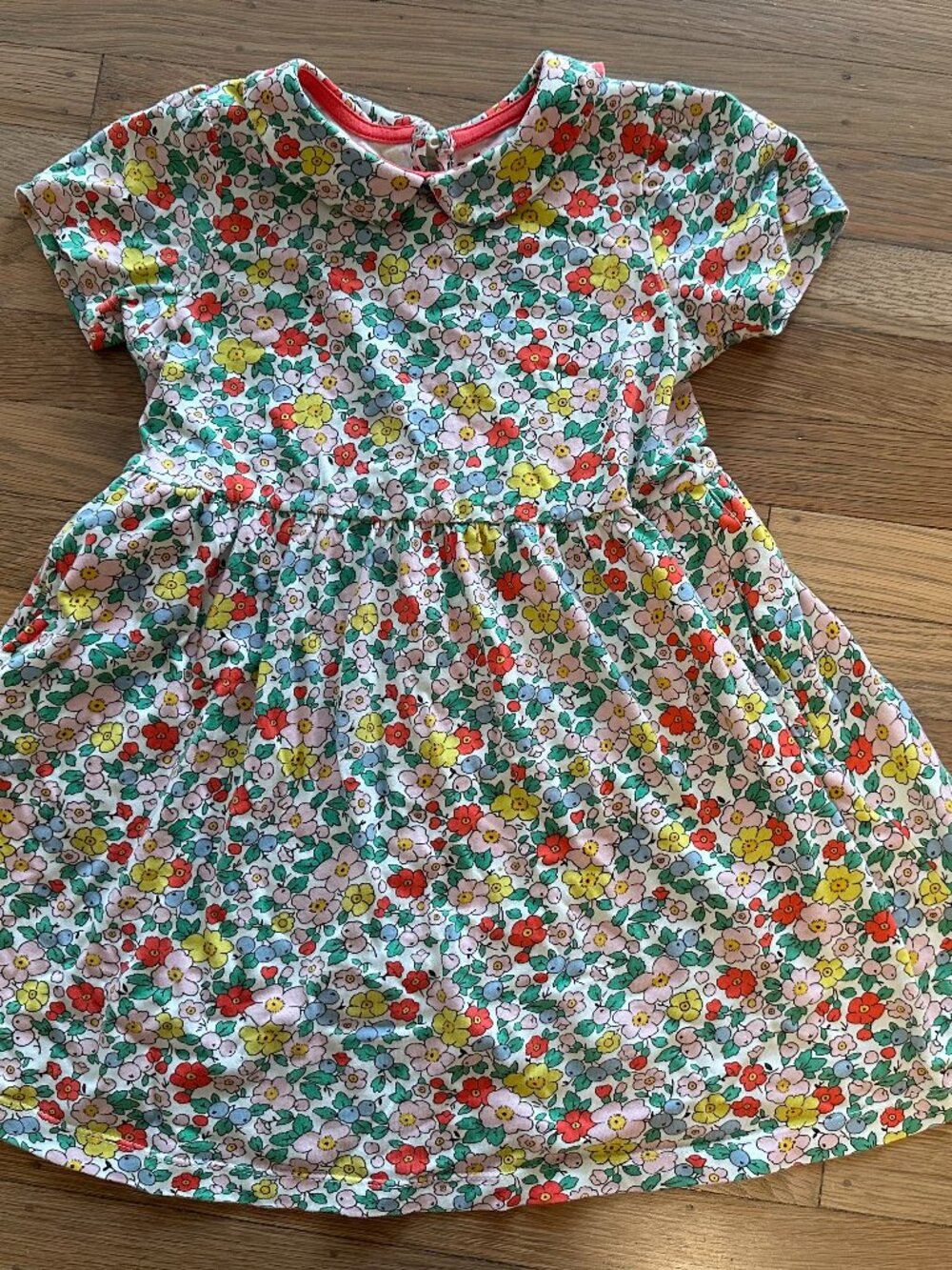 Mini Boden collared floral dress (girls size 5-6Y)